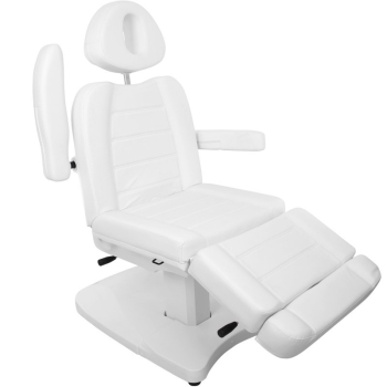 Activ FOTEL KOSMETYCZNY ELEKTR. AZZURRO 803A 2 SILN. BIAŁY